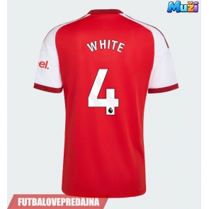 Lacne Muži Futbalové dres Arsenal Ben White #4 2026-27 Krátky Rukáv - Domáci